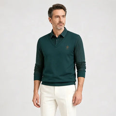 👔🔥【M-4XL】Tricou polo nou pentru bărbați, de lungime medie, de iarnă, mărime plus, cu guler și căptușeală din fleece.