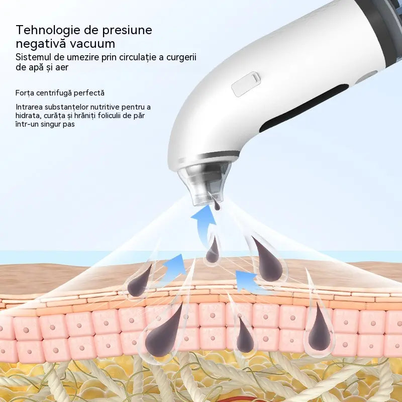 Demachiant electric pentru față · Strânge și lifting · Curățare profundă a porilor