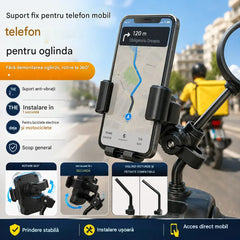 🚴【Cumpărați 1 obțineți 1 gratuit】Suport de telefon pentru motocicletă cu prindere sigură