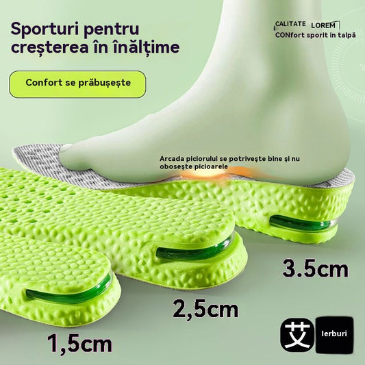 📢Pachet de 2⏰ Branturi interioare confortabile și îngroșate pentru o creștere ușoară a înălțimii: Mergeți liber și etalați-vă stilul! 👟