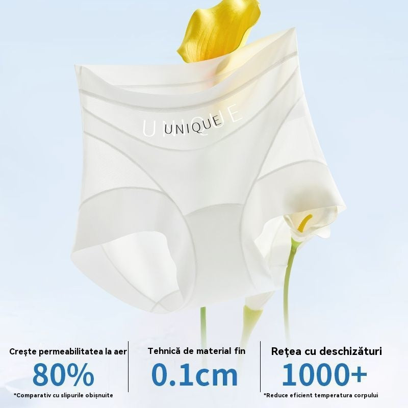 🔥🩲【Cumpără 3, primești 3 gratis】🩲Lenjerie intimă antibacteriană cu talie înaltă și slăbire