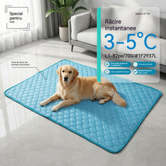 🧊⚡ Reduceri de vară! Covoraș răcoritor pentru animale de companie (fără apă) – Material Oxford respirabil, potrivit pentru orice culcuș sau cușcă.