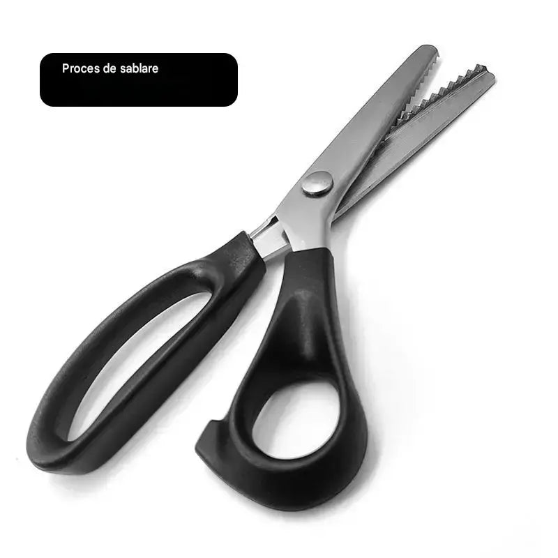 🔥Cumpără 1, primești 1 gratuit ✂️ Foarfece profesionale zimțate - foarfece ascuțite și zimțate pentru țesături