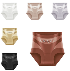 🔥🩲【Cumpără 3, primești 3 gratis】🩲Lenjerie intimă antibacteriană cu talie înaltă și slăbire