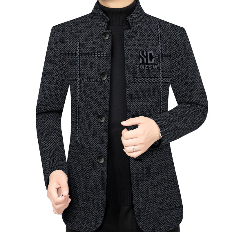 🧥🔥 Jachetă de iarnă bărbătească cu croială tridimensională 3D - Groasă și rezistentă la vânt, ideală pentru vreme rece în aer liber ❄️✨