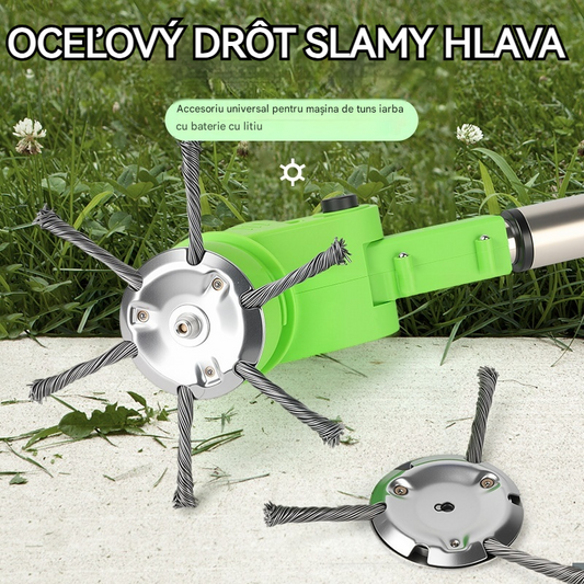 🧰🔥Ultima ofertă specială 【Cumpărați 1 și primiți 1 gratis】🔥Trimmer pentru buruieni cu fir de oțel