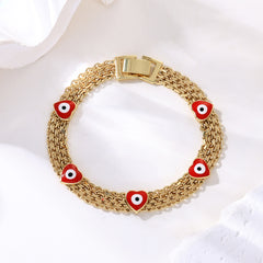 📿 Cumpărați 1 obțineți 1 gratuit, CU 50% REDUCERE! 🌀 Brățară boho cu talismane și un elefant norocos: pandantive simbolice, mărime ajustabilă, placare cu aur și 7 modele ✨