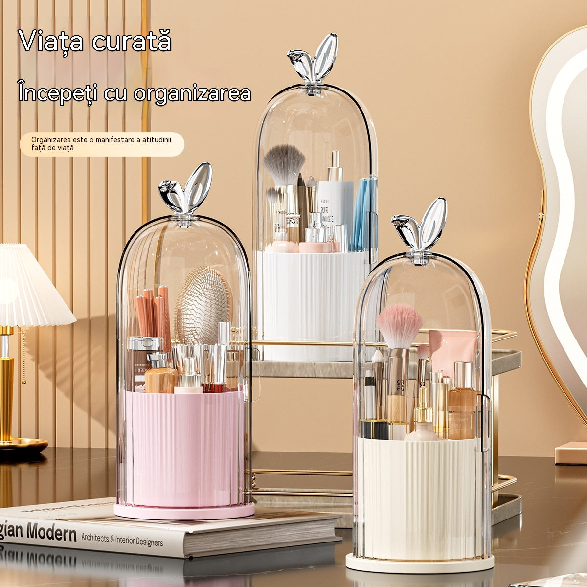 50% reducere! 🏡 Cutie impermeabilă pentru depozitarea cosmeticelor cu separatoare - cutie de depozitare multifuncțională 🚿