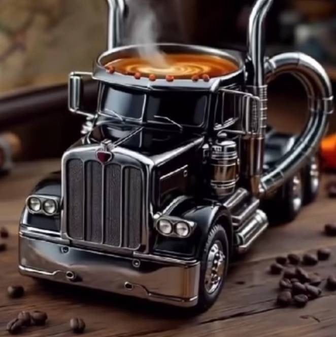 Căni de cafea lucrate manual pentru semi-camioane🚛
