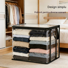 3 bucată 134 lei--🔥Ofertă limitată: reducere de 49% 📦Geantă de depozitare din plastic mare, rezistentă, groasă și transparentă, ideală pentru haine, mutări și depozitare