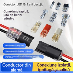 🥳Cel mai vândut produs din 2026🥳⏰【50 bucăți】Conector pentru două fire cu închizătoare, reducere de 50%! Închizătoare de siguranță, anti-alunecare⚡️