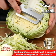 ✅【Cumpărați 1 obțineți 2 gratuit】3 buc🧅🔪Curățător de bucătărie multifuncțional 3 în 1: Curățează, taie și deschide sticle!🔥