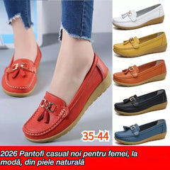 【35-44】2026 noua moda pantofi casual dama din piele naturala
