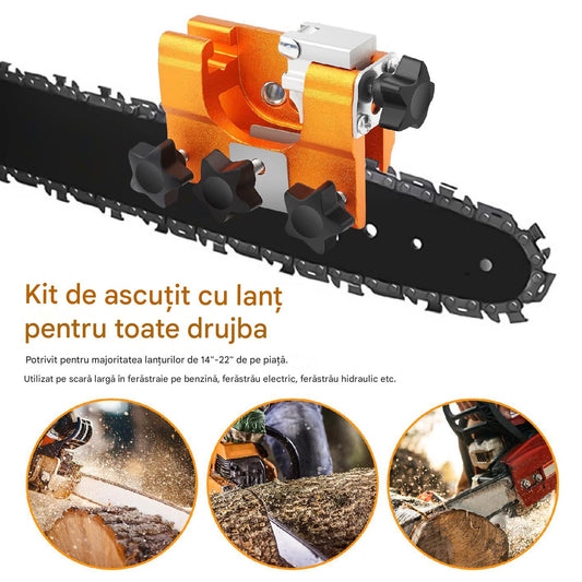 🧰Polizor special pentru lanț de ferăstrău cu lanț, polizor rotativ manual pentru lanț de ferăstrău cu lanț