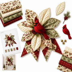 🎇🎄Kit de cusut matlasat pentru agățat pe ușă de Crăciun (7 modele)