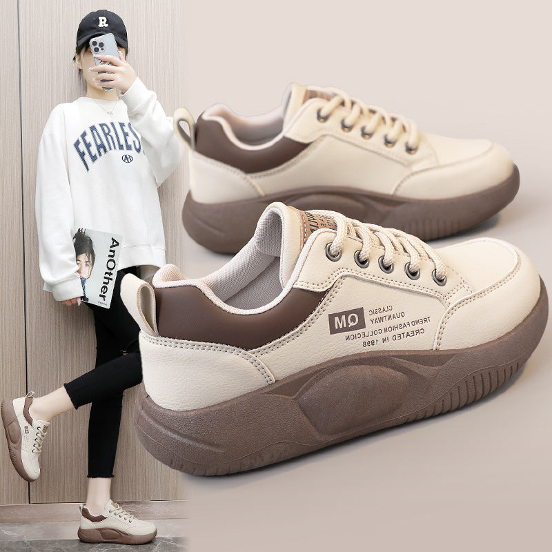🏆👟【Mărimi 35-40】Pantofi casual noi și la modă, cu talpă groasă