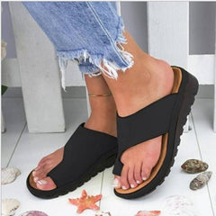 🔥🥰【35-43】 Sandale cu talpă plată model 2026, pentru corectarea hallux valgus și a degetelor încovoiate