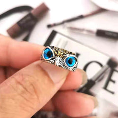 【Cumpărați 1 obțineți 1 gratuit】💍Inel bufniță placat cu argint rafinat🦉