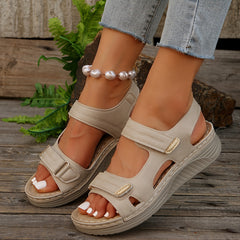 🌟【36-43】Sandale elegante pentru femei cu toc wedge 👡✨ Oferta limitată – Comandă acum