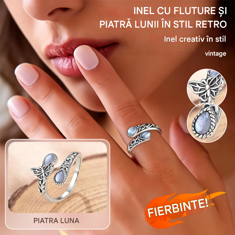 【Cumpărați 1 obțineți 1 gratuit】⭐Inel din argint 925 cu nod boem vintage.