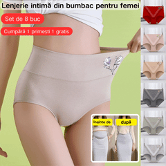 🩲🔥50% reducere🏆 [8 buc]🌟Chiloți din bumbac fără cusături, antibacterieni【40-85 kg】