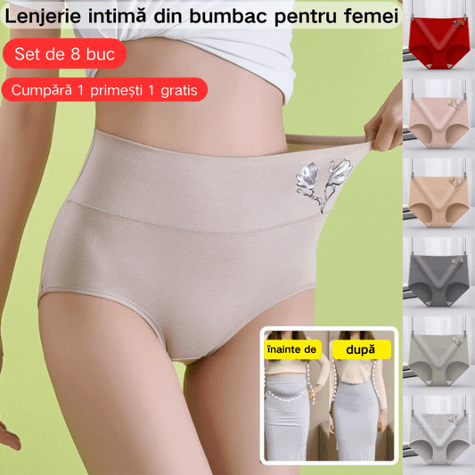 🩲🔥50% reducere🏆 [8 buc]🌟Chiloți din bumbac fără cusături, antibacterieni【40-85 kg】