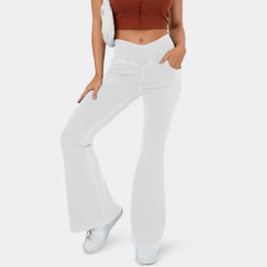 👖【XS-4XL】Blugi cu talie înaltă, croi încrucișat, super elastici