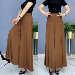 【45% OFF】💖【M-5XL】 Fusta drapată de damă la modă, cu picioare largi și talie înaltă