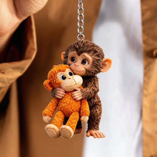 🏆Ultima zi cu o reducere de 60% - 🐵 Breloc Viral Punch 3D Maimuță 💕🎁Un cadou emoționant pentru iubitorii de animale, familie, prieteni și cei dragi.