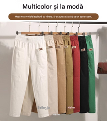 🔥👖【M-6XL】Mamele de vârstă mijlocie și în vârstă, de dimensiuni mari, casual, lejere, în stil nou, poartă pantaloni harem.