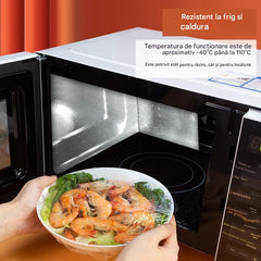 🔥Capac de prospețime de unică folosință, de calitate alimentară, protecție rapidă și simplă a alimentelor