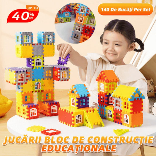 🎁【140 bucăți】blocuri de construcție jucării educaționale