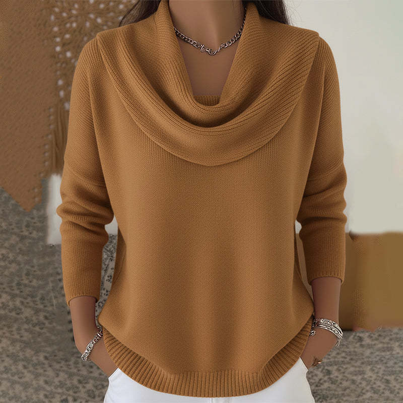 Reducere 50% 🔥🌷【S-3XL】⛄✨ Bluză nouă de toamnă-iarnă, monocromă, pentru femei