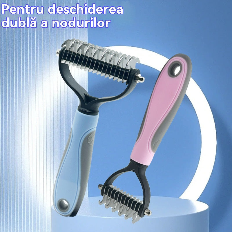 🐶🔥✨【Cumpără 1, primești 1 gratuit】Perie dublă pentru păr de animale